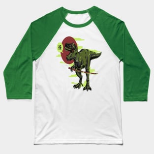 T-REX Samurai Baseball T-Shirt